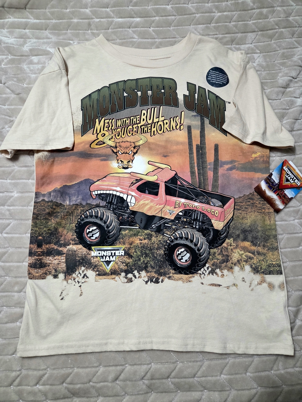 NWT Kids' Size 14/16 Monster Jam-El Toro Loco Truck Shirt